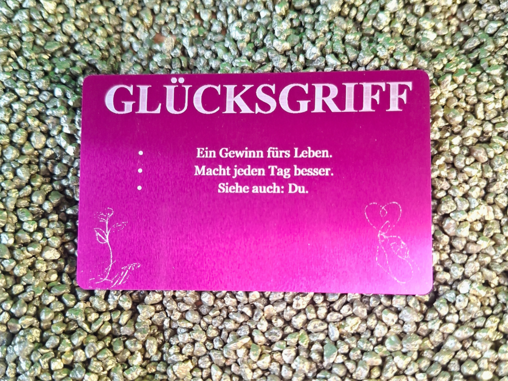 Visitenkarte Spruch 1