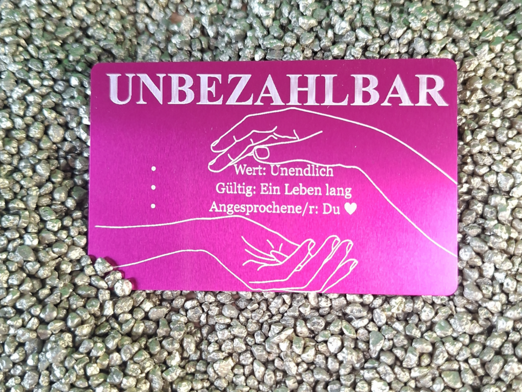 Visitenkarte Spruch 2