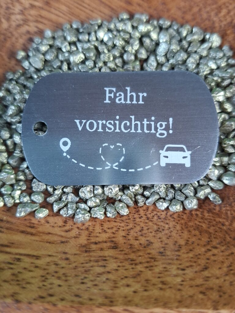Dogtag Silber Spruch